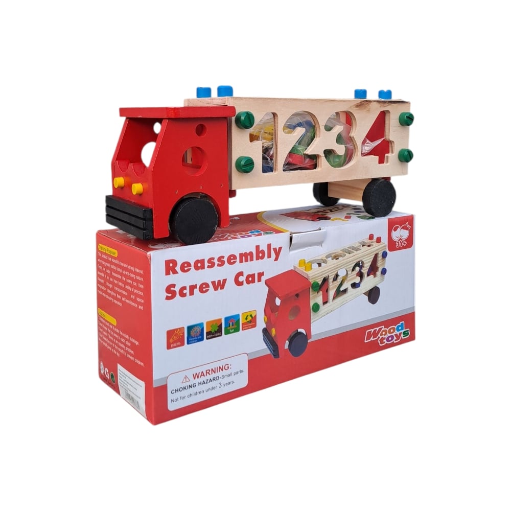 Edukativna drvena igračka kamion 93-768