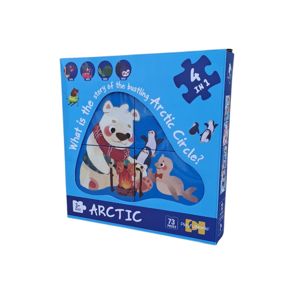 Puzle 4u1 set Sjeverni pol 8894-S