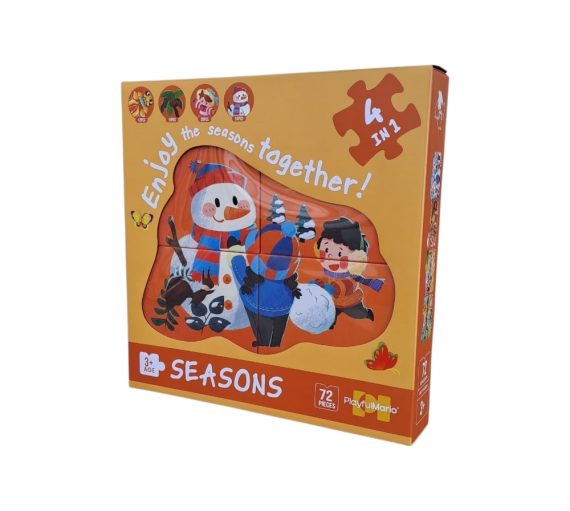 Puzle 4u1 set Zimske čarolije 8894-Z