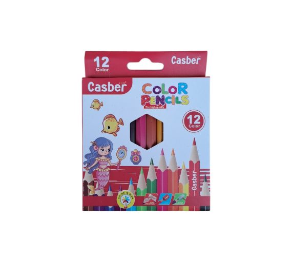 Drvene bojice mini Casber, 12 boja X-8252