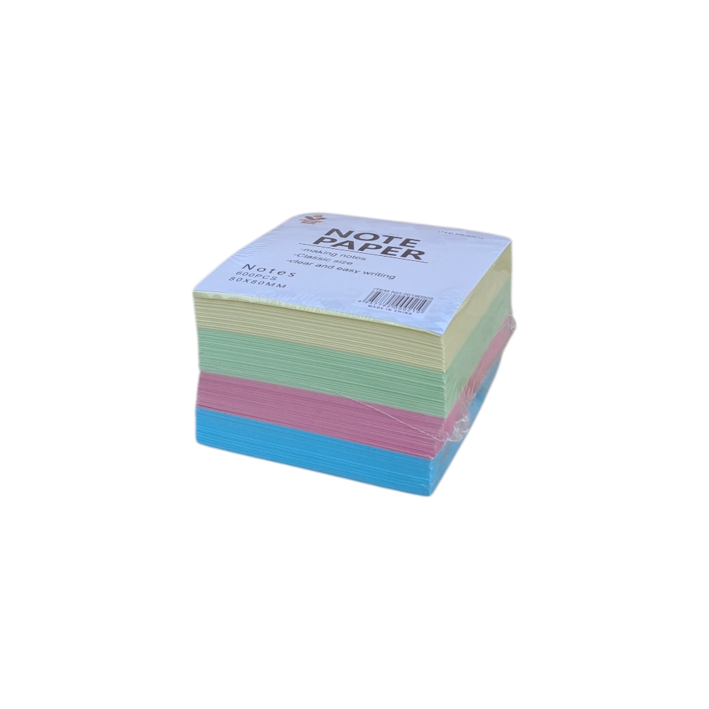 Listići u boji 80x80mm, 600 komada