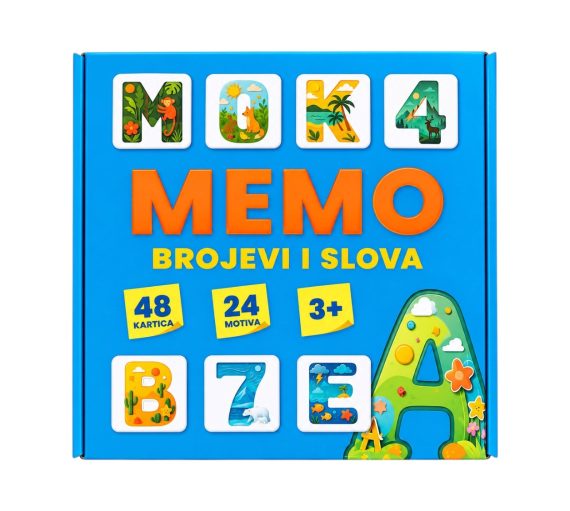 Društvena igra Memo 48/1, Brojevi