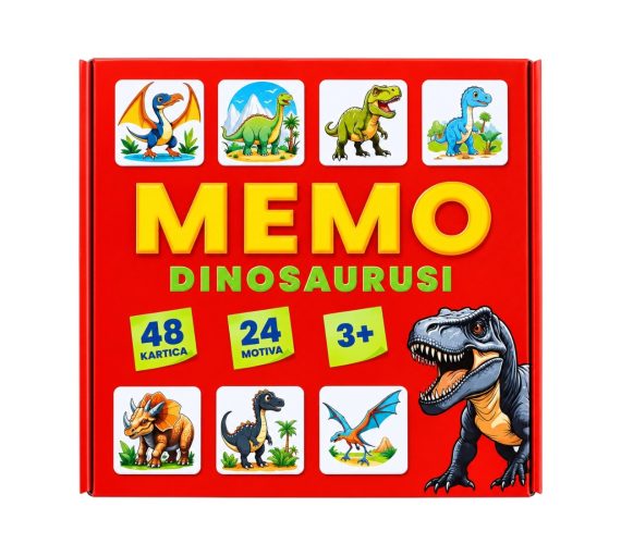 Društvena igra Memo 48/1, Dinosaurusi